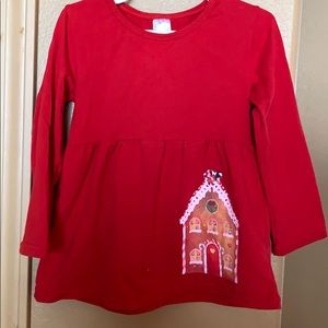 Gingerbread little girls outfit